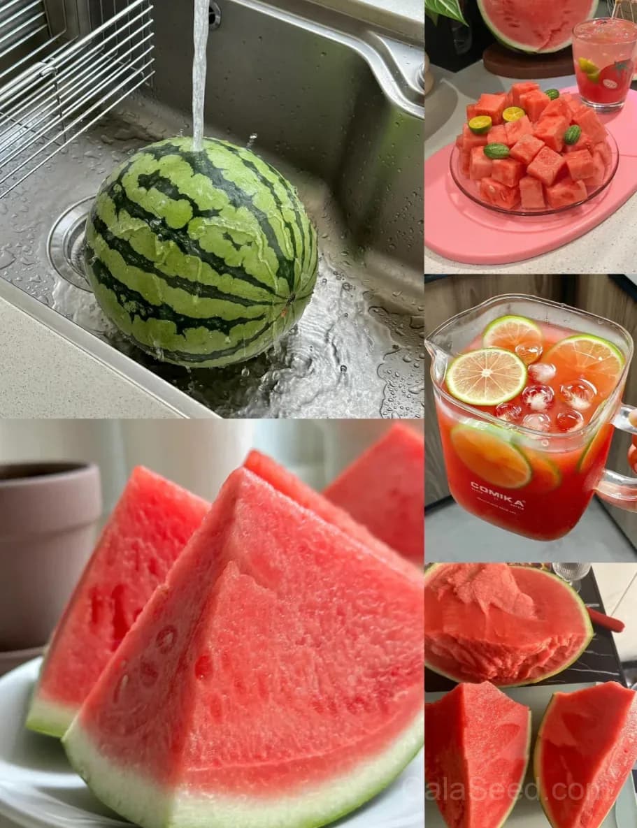 Seedless Watermelon Seeds — Sweet Seedless Summer Fruit - Alt