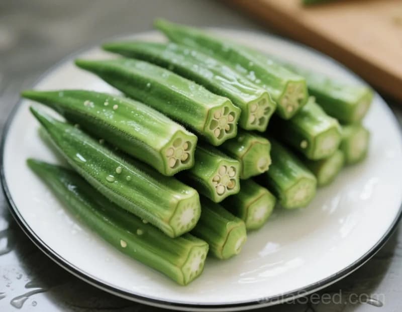 Go Big Okra Seeds — High-Yield Heirloom Vegetable - View 5